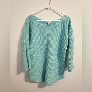 Medium weight, light springy green sweater from New York & Company